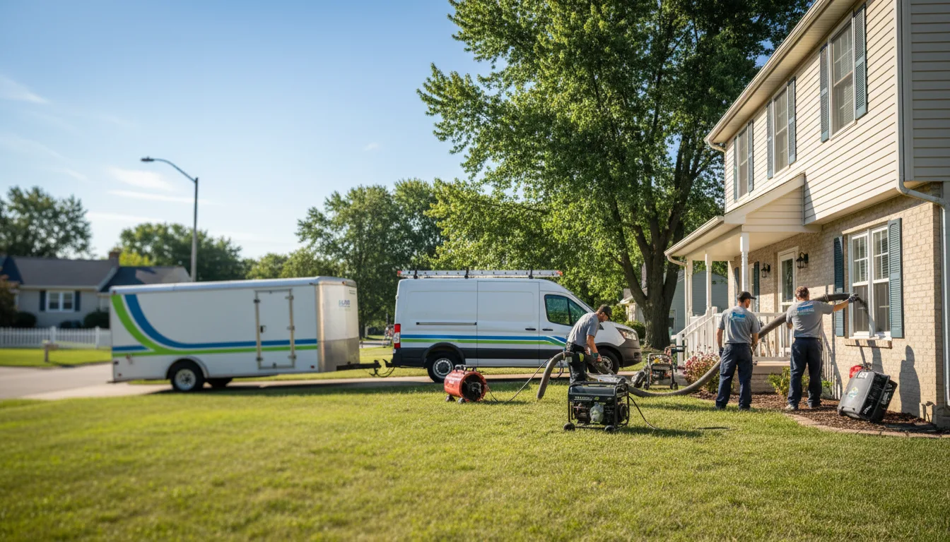 Flooded Basement Restoration And Cleanup With Repair in Rockford, IA near me
